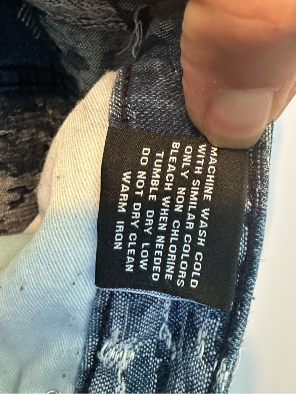 Armor Jeans AJS695 Blue Cargo Jacquard Stacked Denim Jeans Size 40x36 - Picture 14 of 14